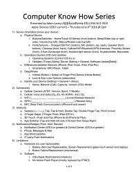 Apple iDevice Orientation Handout