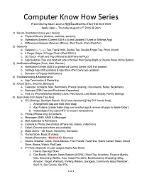 Apple Apps Handout