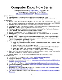File Management Handout