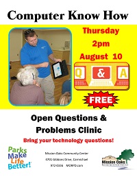Open Questions & Problem Clinic Flyer