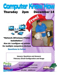 Network (Wireless) Printer Installation Flyer