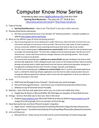 Syncng Cloud Resources Handout